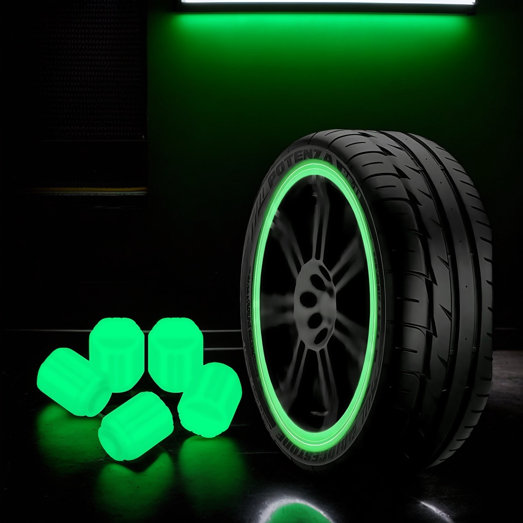 Scooter Tire - Işıklı Lastik Subap Kapakları: Araba, Motosiklet,