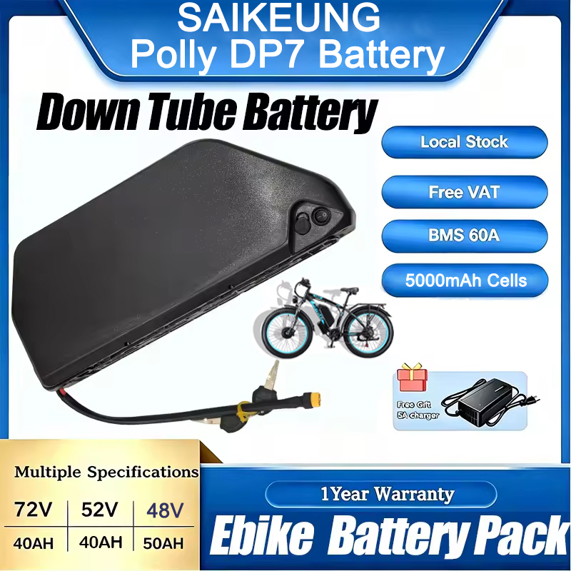 60V 30Ah 21700 Battery Pack - Hailong Polly DP7 E-Bisiklet Alt Boru