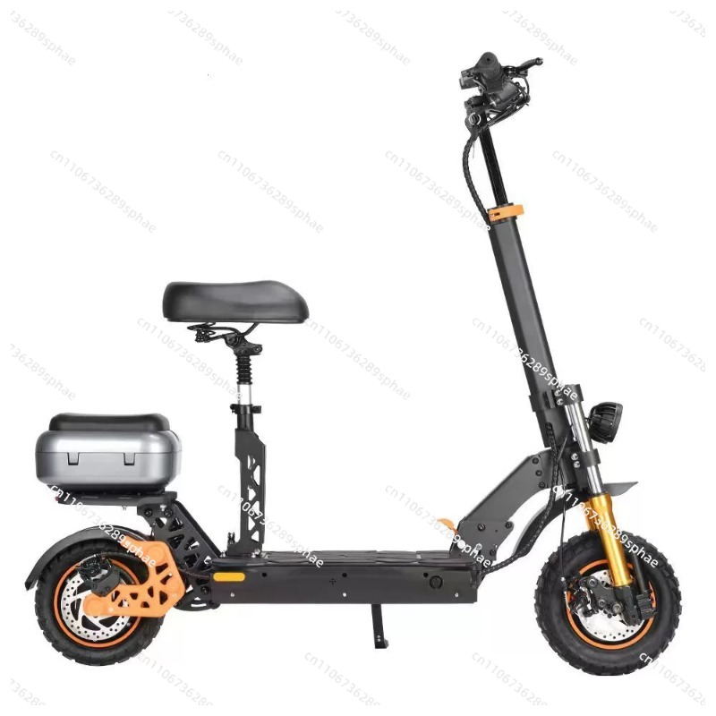 Folding Electric Scooter - Taşınabilir 800W48V lityum pil katlanabilir yetişkin