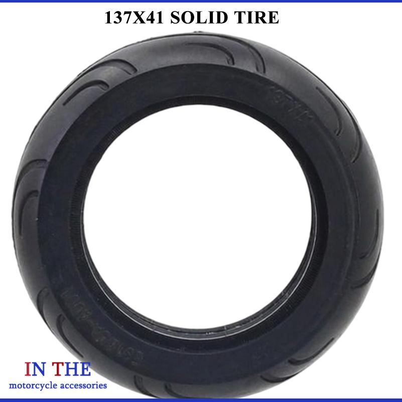 Scooter Tire - 137x41 katı lastiklere ve kavisli bağlantı