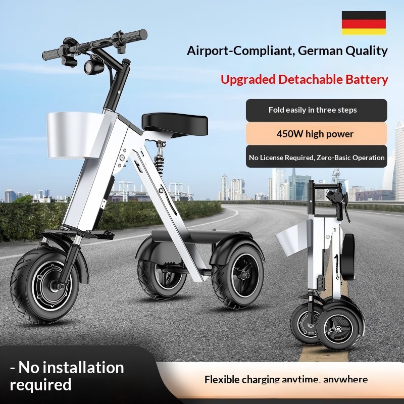 3 Tekerlekli Katlanır Scooter  - Folding Electric Scooter incelemesi ve fiyatı