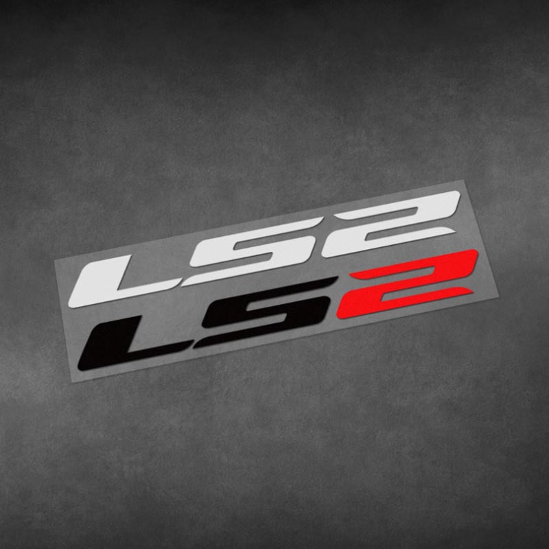 2 Adet LS2 Logolu Vinil Etiket - Scooter Helmet Set incelemesi ve fiyatı