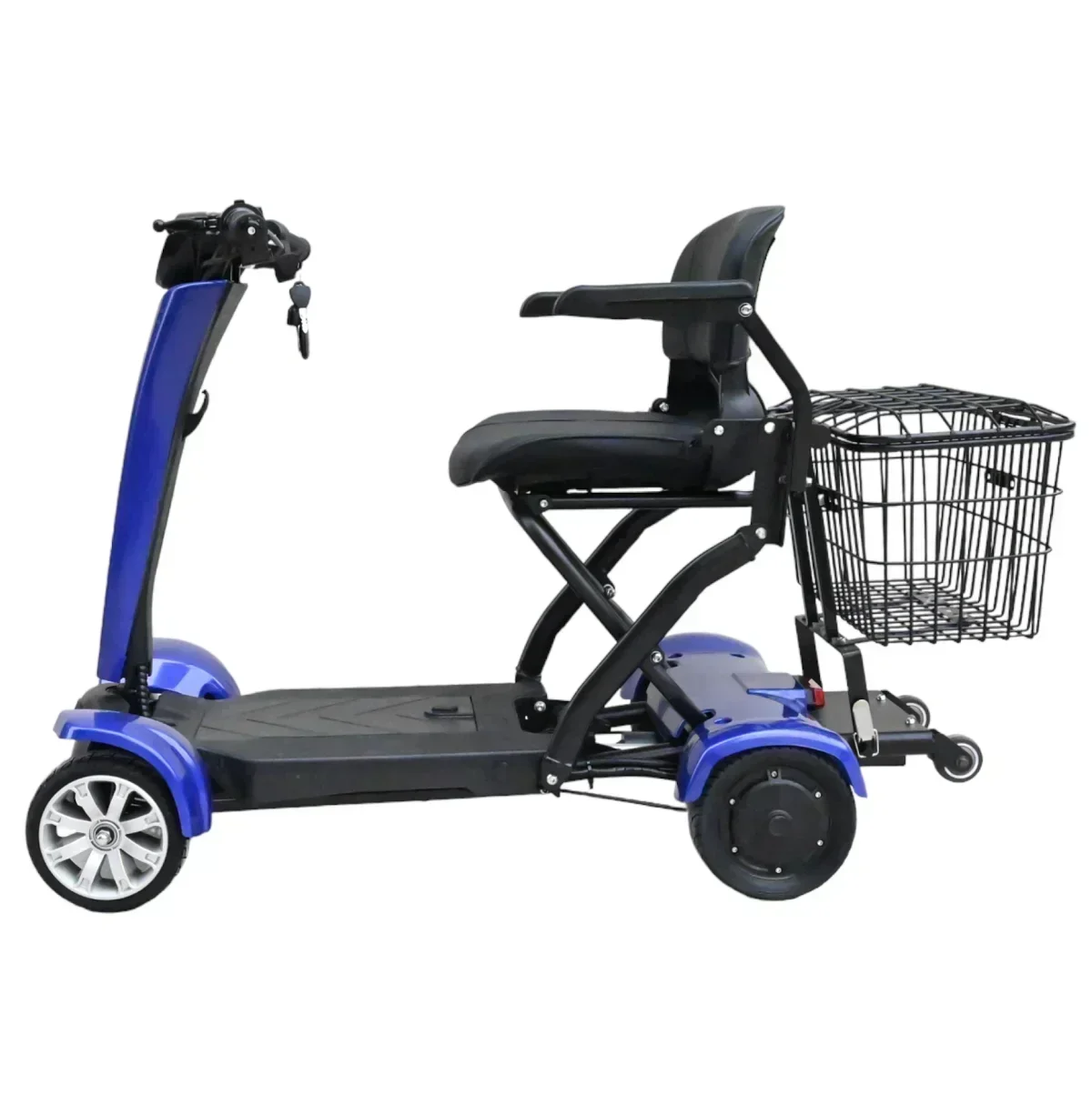 YENI 4 tekerlekli Otomatik Kat - Folding Electric Scooter incelemesi ve fiyatı